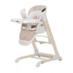 Стул-качели 3в1 CARRELLO Cascata CRL-10303 шезлонг + качели + стул для кормления, датчик движения, 5 скоростей, дистанционное управление со смартфона, от рождения до 3 лет Cream Beige Wooden - изображение 3