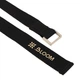 Ремень для йоги пояс для занятий йогой и пилатеса Bloom Yoga Strap 7088 размер 183x3,2см Black - зображення 3