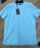 Футболка хлопковая мужская Tommy Hilfiger 2XL яркий голубой - изображение 1