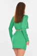 Костюм женский однотонный в рубчик зеленого цвета Fashion размер 40 (214480) - изображение 3