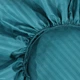 Простыня на резинке (160*200*25) бирюзовая полоска №3409 - изображение 2
