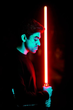 Световой меч Джедая 100 см: металлическая RGB рукоятка, 13 световых и 11 звуковых эффектов, аккумулятор 2000 mAh - изображение 5