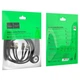 Патч-корд Сетевой кабель интернет RJ45 HOCO US02 1м 1Gbps 125MB/s Черный - изображение 5