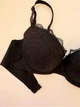 Бюстгальтер з кісточками мереживний Nadizi K0257B 85B чорний - изображение 2