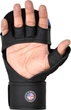 Перчатки тренировочные RDX Grappling Gloves Shooter New Aura F17 GSR-F17BU S Черные с синим (5054421842713) - изображение 4