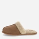 Мужские домашние тапочки с закрытым носком с мехом Levi`s Brixton Memory Foam 225325131 44-45 Коричневые (1159860528) - изображение 3