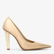 Женские лодочки кожаные Michael Kors 330225435 36 Золотистые (1159861336) - изображение 1