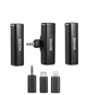 Петличный микрофон 2 шт BOYA BOYALINK 2 (Type-C+Lightning+3,5 mm mini jack) для iPhone/ Android/видеокамеры, с зарядным кейсом, беспроводной (77750021) - изображение 4