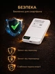 Магнитный павербанк Lexego 10000 mAh White PD 20W с беспроводной зарядкой MagSafe портативный внешний беспроводной аккумулятор, батарея магсейф для iPhone Android айфона MWPQ1-10-W - изображение 7