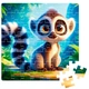 Пазлы Vladi Toys De.tail Лемур в джунглях 64 детали DT1234-14 - изображение 3