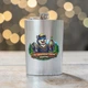 Стильная фляга сувенирная из нержавеющей стали 270 мл - Chaban_Souvenir - Металлическая для напитков. С изображением За здоровый образ жизни FLМ016 - изображение 3