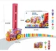 Конструктор игрушка-поезд домино, DOMINO Happy Truck sciries COLORS 60 деталей G215201021 - изображение 2
