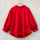 Женская базовая рубашка на стойке с объемными рукавами ADRESS MKAD7479 - 50, Червоний - изображение 3