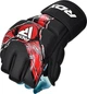 Перчатки тренировочные RDX Grappling Gloves New Aura F17 GGR-F17BR M Черные с красным (5054421845677) - изображение 2