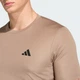 Чоловіча футболка WORKOUT ESSENTIALS BASE adidas KD5464 (2XL) коричневий (4068821325227) - зображення 4