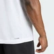 Мужская футболка WORKOUT ESSENTIALS FEELREADY LOGO adidas KE0421 (M) белый (4068819812876) - изображение 5