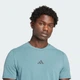 Мужская футболка Designed for Training Workout adidas JX3285 (L) зеленый (4068809605211) - изображение 4