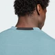 Мужская футболка Designed for Training Workout adidas JX3285 (L) зеленый (4068809605211) - изображение 5