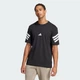 Мужская футболка Future Icons 3-Stripes adidas JD4877 (XS) черный (4067891855597) - изображение 1