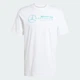 Мужская футболка Mercedes - AMG Petronas Formula One Team DNA Graphic adidas JV5456 (XS) белый (4068802462736) - изображение 7