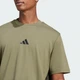 Мужская футболка Essentials 3-Stripes Single Jersey adidas JE6391 (2XL) зеленый (4067905726622) - изображение 4