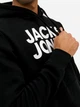 Худи мужское Jack & Jones 12152840-Black 2XL Черное (5714487214892) - изображение 6