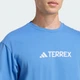 Мужская футболка Terrex Classic Logo adidas JZ1167 (XS) синий (4068821042490) - изображение 4