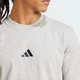 Мужская футболка Essentials Small Logo Single Jersey adidas JF1091 (2XS) серый (4067905163885) - изображение 4