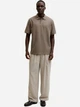 Поло длинное мужское Jack & Jones 12268130-Falcon S Бежевое (5715830455108) - изображение 2