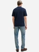Поло длинное мужское Jack & Jones 12292034-Sky Captain M Темно-синее (5715867524907) - изображение 3