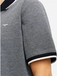 Поло длинное мужское Jack & Jones 12274681-Maritime Blue S Серое (5715714374884) - изображение 5