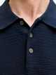 Поло длинное мужское Jack & Jones 12292034-Sky Captain M Темно-синее (5715867524907) - изображение 5