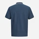 Поло длинное мужское Jack & Jones 12268130-Sky Captain L Темно-синее (5715612920503) - изображение 8
