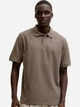 Поло длинное мужское Jack & Jones 12268130-Falcon S Бежевое (5715830455108) - изображение 1