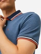 Поло длинное мужское Jack & Jones 12136668-Denim Blue M Синее (5714499743779) - изображение 6