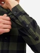 Рубашка хлопковая мужская Jack & Jones 12181602-Dusty Olive XL Темно-зеленая (5714921625697) - изображение 5