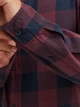 Рубашка хлопковая мужская Jack & Jones 12181602-Port Royale 2XL Бордовая (5714921625765) - изображение 5