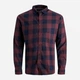 Рубашка хлопковая мужская Jack & Jones 12181602-Port Royale 2XL Бордовая (5714921625765) - изображение 6