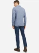 Рубашка хлопковая мужская Jack & Jones 12235974-Faded Denim L Небесно-голубая (5715414553329) - изображение 3