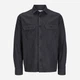 Рубашка хлопковая мужская Jack & Jones 12269262-Black Denim L Темно-синяя (5715612129616) - изображение 6