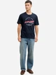 Футболка хлопковая длинная мужская Jack & Jones 12288016-Sky Captain S Темно-синяя (5715830432765) - изображение 2