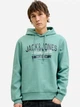 Худи мужское Jack & Jones 12279649-Mineral Blue M Морской зеленый (5715830455771) - изображение 1