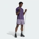 Чоловічі шорти Designed for Training Mélange adidas JX5693 (XL) фіолетовий (4068809452082) - зображення 3