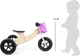 Rowerek biegowy Small Foot Training Bike and Trike 2 w 1 Pink Maxi 11611 (4020972116116) - obraz 5