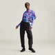 Женская укороченная футболка adidas by Stella McCartney Printed adidas JD8620 (L) бирюзовый (4067896173580) - изображение 3
