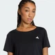 Женская футболка Workout Essentials Scoop Neck adidas JY5605 (XS) черный (4068822144506) - изображение 5