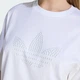Женская футболка PEARL TREFOIL adidas KE3428 (L) белый (4068812783937) - изображение 5
