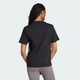 Женская футболка Essentials 3-Stripes Cotton adidas JD0846 (XS) черный (4067887534840) - изображение 2