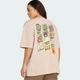 Женская футболка TERREX TRAIL MIX GRAPHIC adidas KB9628 (XL) коричневый (4068821824898) - изображение 5