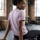 Женская футболка Workout Essentials Crew Neck adidas KC0392 (S) фиолетовый (4068822171625) - изображение 8